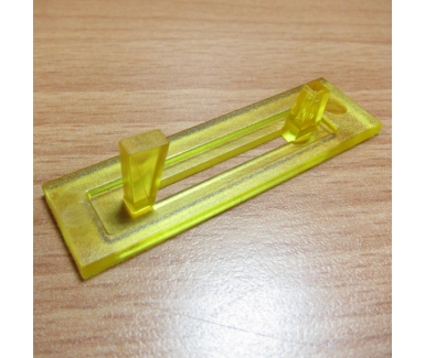 C plastic coin restrictor with teeth 